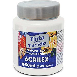 Tinta para tecido fosca 250ml incolor - acrilex (pct.c/03)