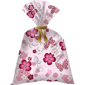 Saco metalizado 25x37cm feminino sortidos - packpel (pct/100)