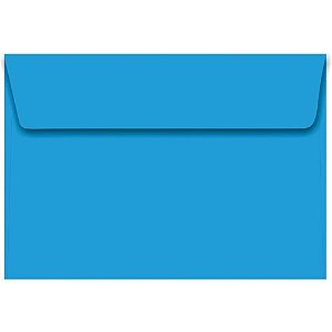 Envelope convite colorido 162x229mm az.royal c.plus 80g - foroni (cx.c/100)