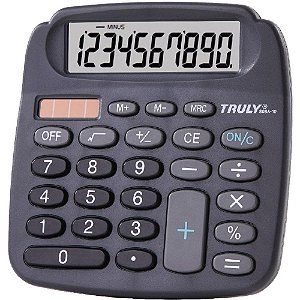 Calculadora de mesa 10 dig. solar/bat.grande - procalc (unidade)