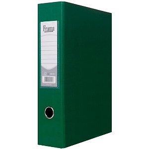 Pasta registradora oficio larga verde - frama (pct.c/04)