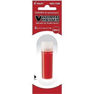 Tinta marcador quadro branco refil 5,5ml vermelho wbs-vbm - pilot (cx.c/12)