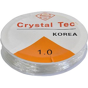 Fio silicone 1.0 c/10m. transparente - kit (pct.c/10)