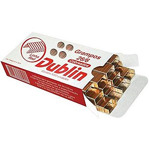 Grampo para grampeador 26/6 cobreado 5000 dublin - acc (caixa)