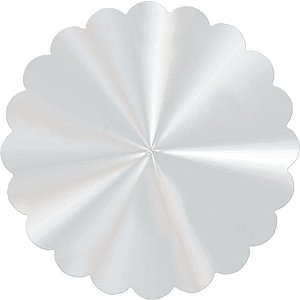 Embalagem para doces fundo p/form.incolor 9cm 100un - cromus (pct.c/50)