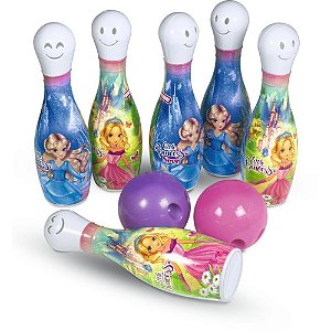 Boliche super boliche menina 6 pinos - brinquemix (unidade)