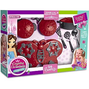Brincando de casinha cozinha encantada princesas me - brinquemix (unidade)