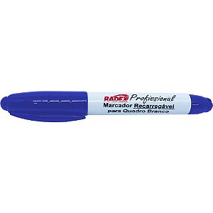 Pincel quadro branco recarregavel azul - radex (cx.c/12)