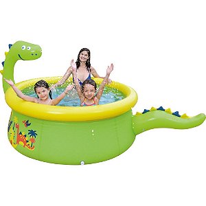 Piscina 1143l dinossauro 3d spray pool - jilong (unidade)