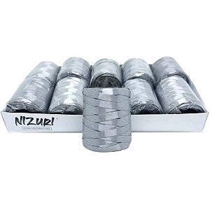 Fitilho 5mmx50m prata - nizuri (pct.c/10)