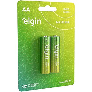 Pilha alcalina pequena aa 10blistersx2unids. - elgin (caixa)