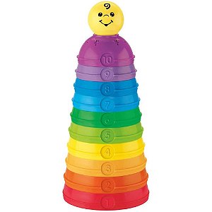 Fisher-price infant torre de potinhos coloridos - mattel (unidade)