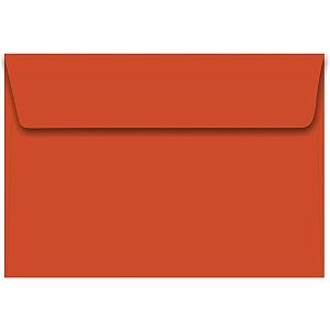 Envelope convite colorido 162x229mm vermelho c.plus 80g - foroni (cx.c/100)