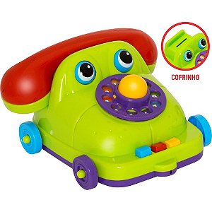 Brinquedo educativo maxphone cofrinho - merco toys (unidade)