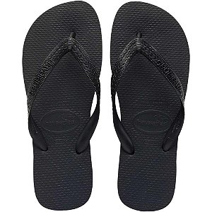 Chinelo havaianas top 33/4 preto - havaianas (par)