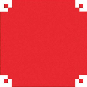 Papel celofane 80x80cm. liso vermelho - v.m.p. (pct.c/50)