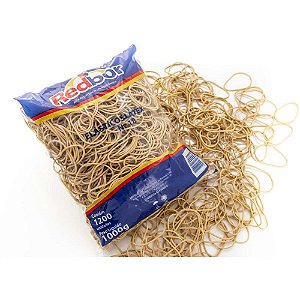 Elastico latex 1kg n.18 - red bor (unidade)