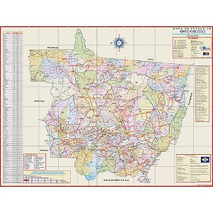 Mapa periodico est. de mato grosso - multimapas (unidade)