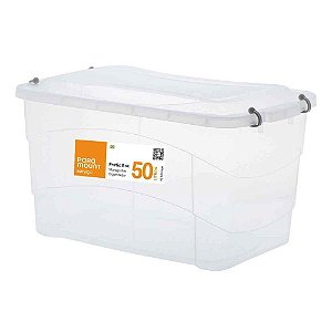 Caixa plastica multiuso pratic box 50l 59x38x34cm. - paramount (unidade)