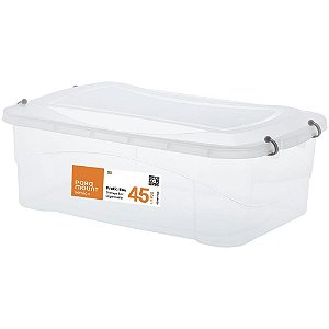 Caixa plastica multiuso pratic box 45l 66x44x21cm. - paramount (unidade)