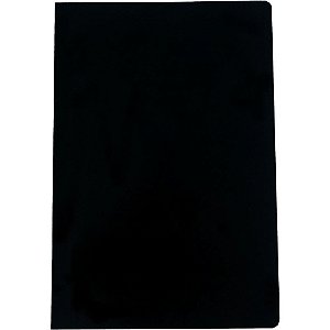 Pasta grampo trilho papel oficio preta - frama (pct.c/20)