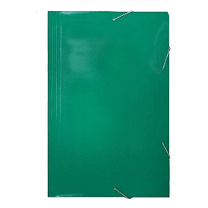 Pasta aba elastica papel oficio verde - frama (pct.c/20)