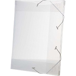 Pasta aba elastica plastica oficio 20mm cristal delloline - dello (pct.c/10)