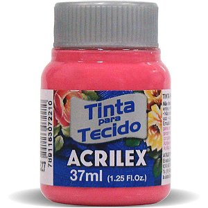 Tinta para tecido fosca 37ml pink - acrilex (duzia)