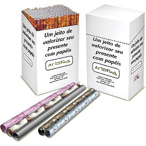 Papel presente kit 207 66x96 cx.1x120fls. - cristina (dp.c/120)