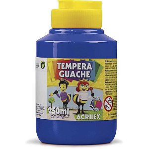 Tinta guache 250ml azul turquesa - acrilex (pct.c/03)
