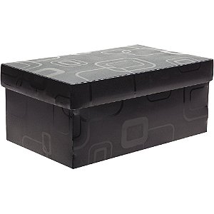 Caixa organizadora top fine sapato 28x17x12cm.pto - dello (unidade)
