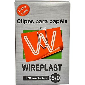 Clipe galvanizado aco 8/0 linha leve c/170 un. - wireplast (caixa)