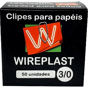 Clipe galvanizado aco 3/0 50 unidades - wireplast (pct.c/10)