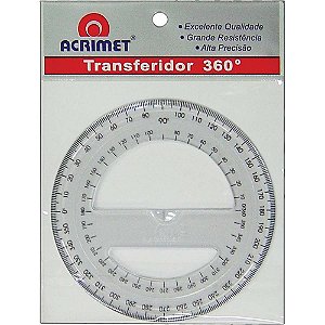 Transferidor poliestireno 360 graus - acrimet (pct.c/06)
