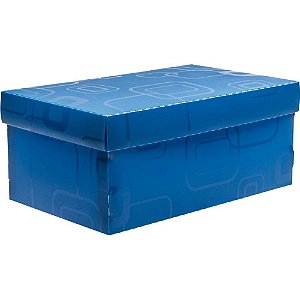 Caixa organizadora top line sapato 28x17x12cm.az - dello (unidade)