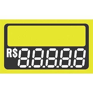 Etiqueta para marcacao preco pvc md. 55x32mm. c/10 un - grespan (pacote)