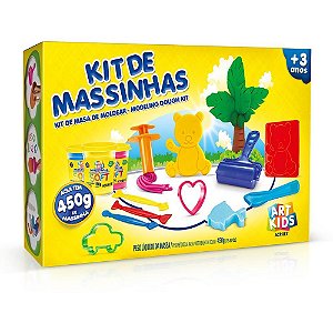 Massa para modelar criativa art kids 5 450g c/15 acessorio - acrilex (unidade)