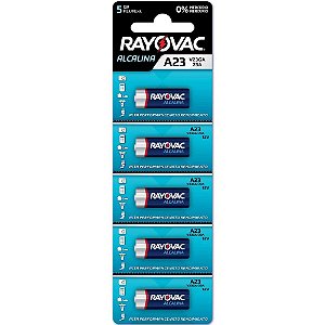Pilha alcalina bateria a23 12v - rayovac (bl.c/05)