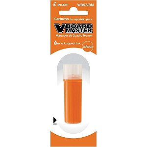 Tinta marcador quadro branco refil 5,5ml laranja wbs-vbm - pilot (cx.c/12)