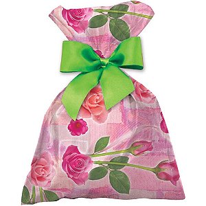 Saco metalizado 88x120cm feminino sortido - gala embalagens (pct.c/25)
