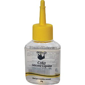 Cola para artesanato silicone liquido 30grs. - rendicolla (unidade)