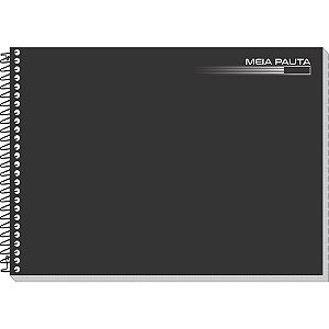 Caderno desenho univ capa dura meia pauta 96f neutro - tamoio (pct.c/04)