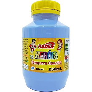 Tinta guache 250ml azul claro - radex (pct.c/03)