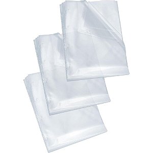 Envelope plastico sem furo oficio grosso 0,15mm - dac (cx.c/400)
