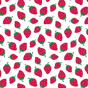 Placa em eva estampado 60x40cm morango 2mm - make+ (pct.c/05)