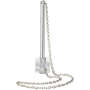 Caneta fixa polida vertical c/suporte prat - caneta fixa (unidade)