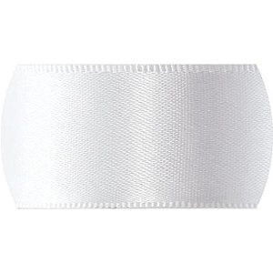 Fita de cetim 38mm 10m. branco 201 - fitas progresso (unidade)