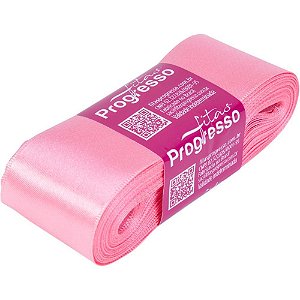 Fita de cetim 38mm 10m. rosa petala 009 - fitas progresso (unidade)