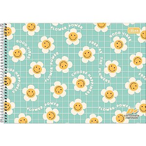 Caderno desenho univ capa dura d+ fem.96fls. esp.horiz. - tilibra (pct.c/04)