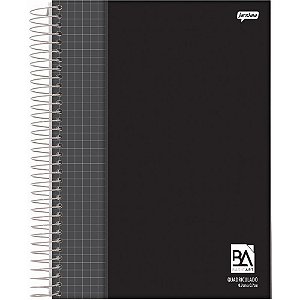 Caderno quadriculado univers. 7x7mm 96fl esp.cd basic art - jandaia (pct.c/04)